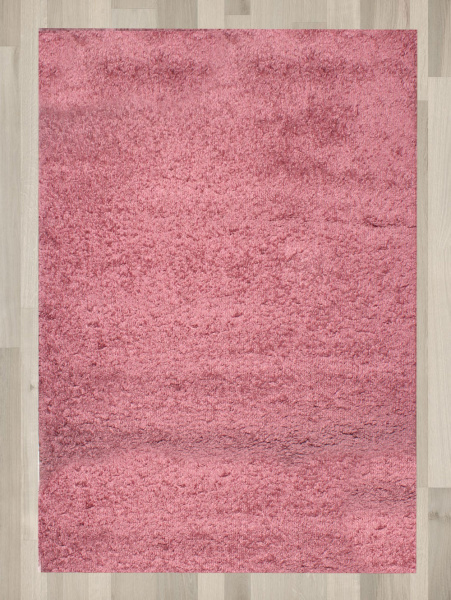 Ковер жаккардовый двухполотный 0,8х1,5 прямоугольный розовый Конфети
